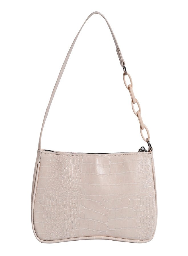 Lino Perros women fancy shoulder bag (OFFWHITE) - Image 4